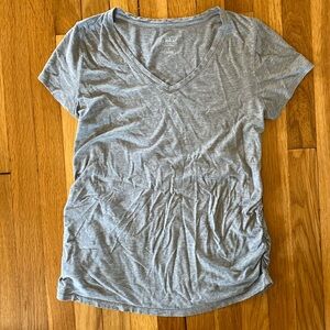 Isabel Maternity short-sleeved, gray v-neck, M